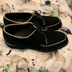 Suede Lace Up Oxfords HUSH PUPPIES 8.5